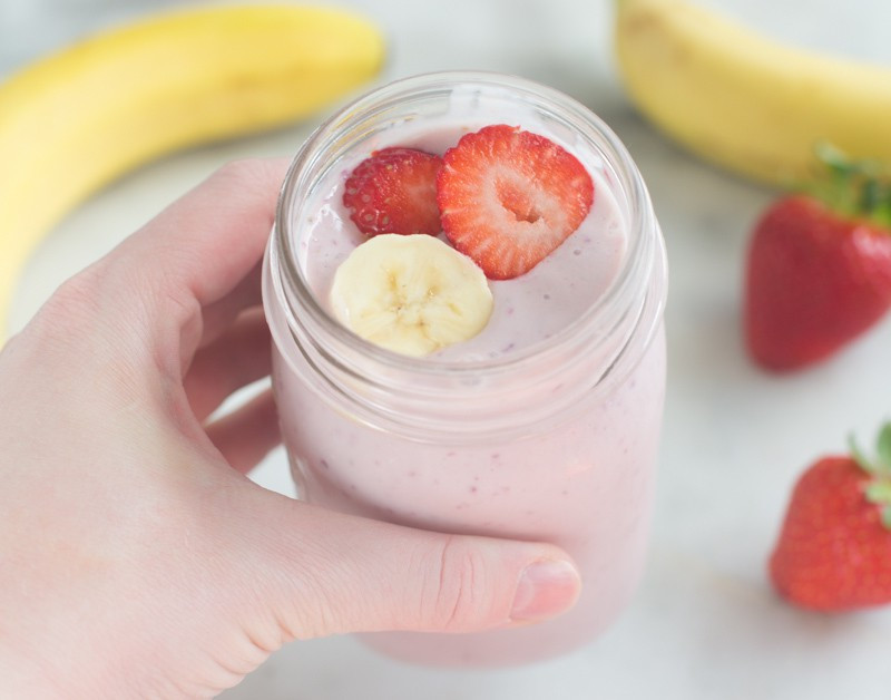 Strawberry Banana Protein Smoothies
 Strawberry Banana Protein Smoothie Tastes Better From