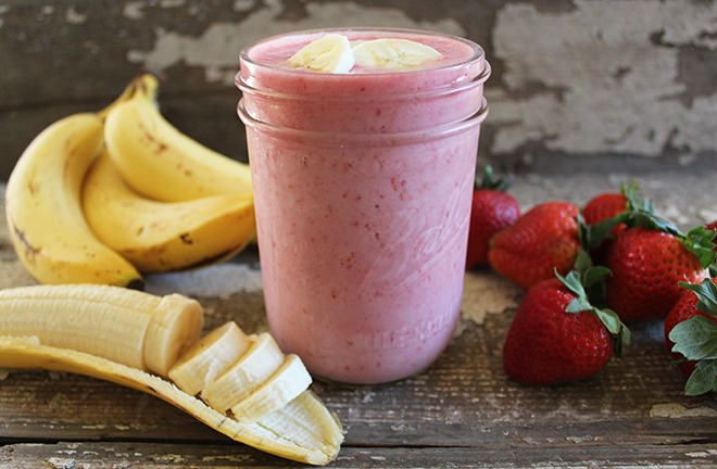 Strawberry Bananas Smoothies
 Simply Strawberry Banana Smoothie