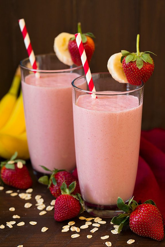 Strawberry Bananas Smoothies
 Strawberry Banana Oat Smoothie Cooking Classy