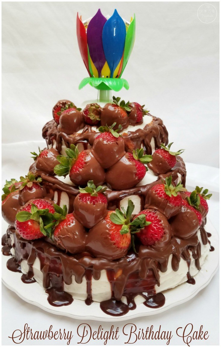 Strawberry Birthday Cake
 Strawberry Delight Birthday Cake The Gluten Free Foodsmith