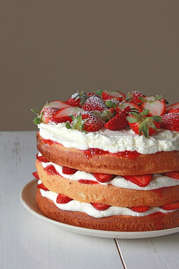 Strawberry Birthday Cake
 25 best ideas about Strawberry birthday cake on Pinterest