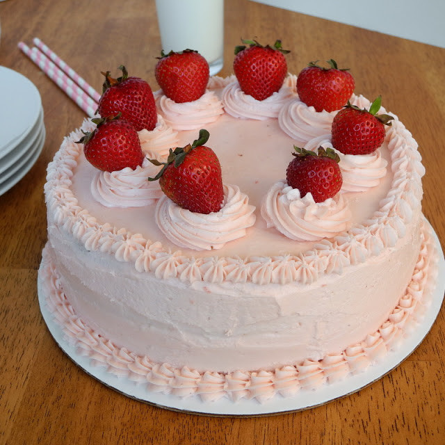 Strawberry Birthday Cake
 Southern Strawberry Cake for My Dad s Birthday From