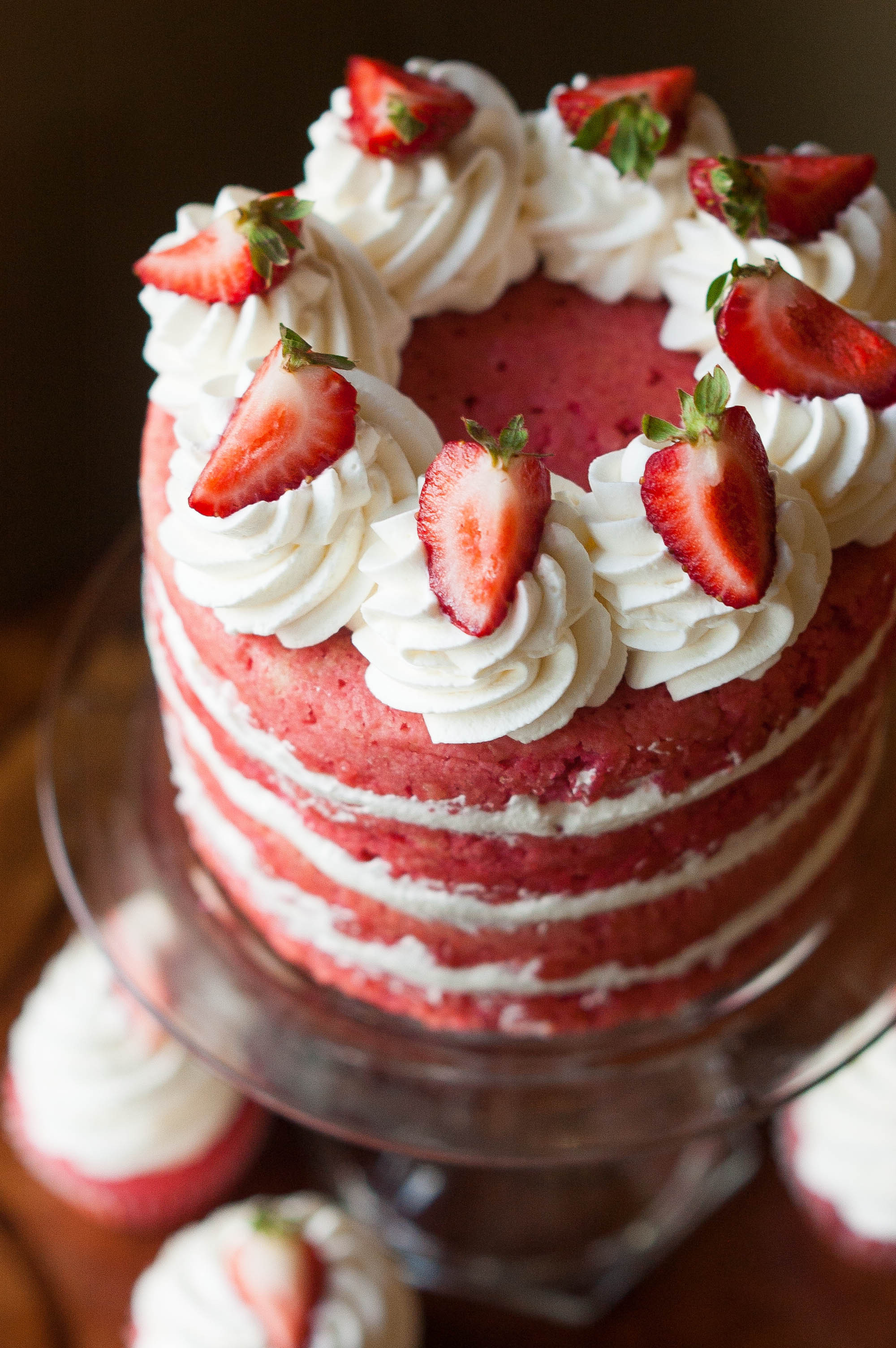 Strawberry Birthday Cake
 Made from Scratch Strawberries & Cream Cake The Kitchen