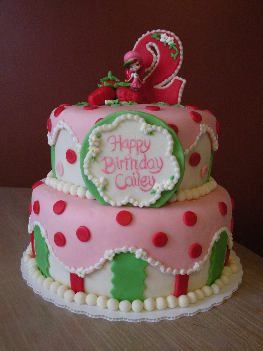 Strawberry Birthday Cake
 Strawberry Shortcake Birthday Cake CakeCentral