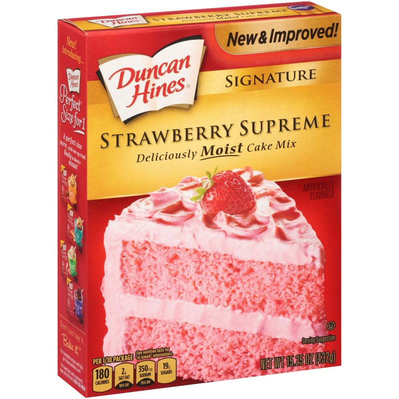 Strawberry Cake Mix
 Signature Strawberry Supreme Cake Mix