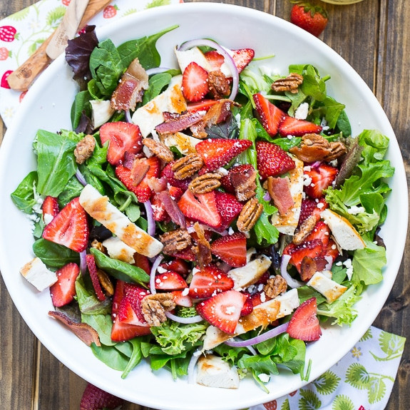 Strawberry Chicken Salad
 Strawberry Fields Salad Spicy Southern Kitchen