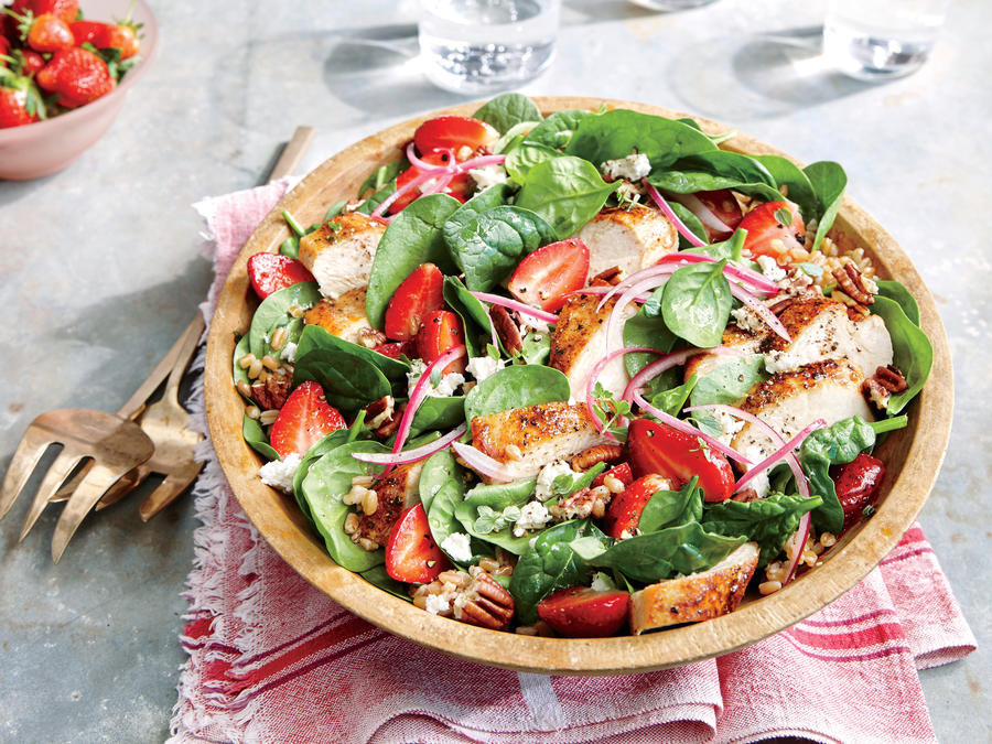 Strawberry Chicken Salad
 Strawberry Chicken Salad with Pecans Recipe