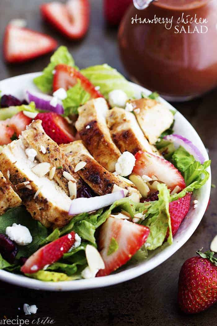 Strawberry Chicken Salad
 Strawberry Chicken Salad with Strawberry Balsamic Dressing