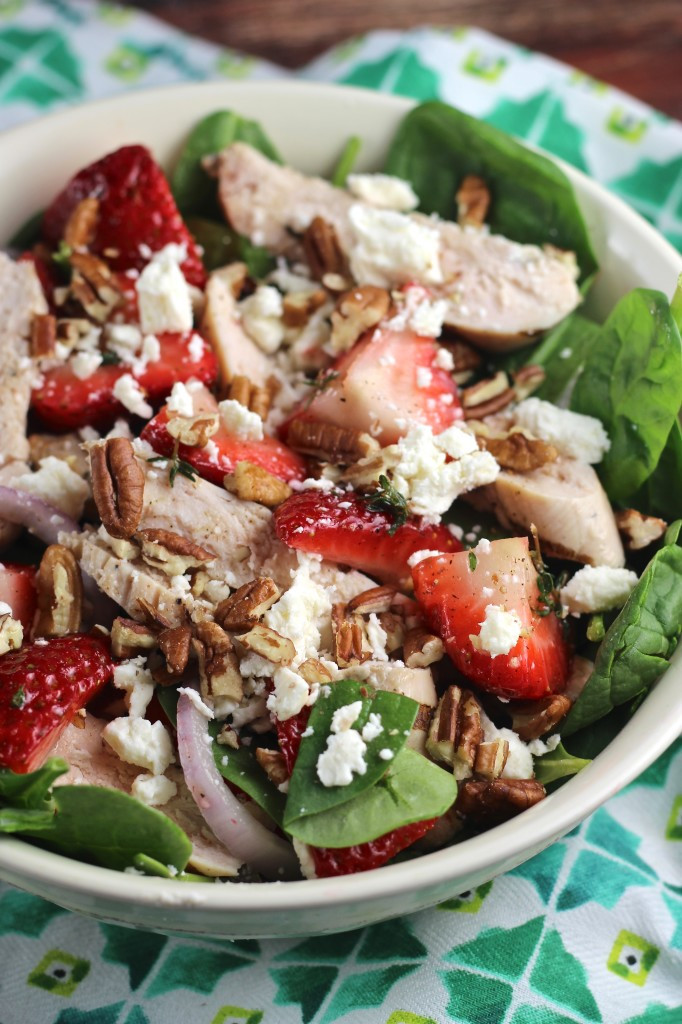 Strawberry Chicken Salad
 Strawberry Chicken Salad with Pecans