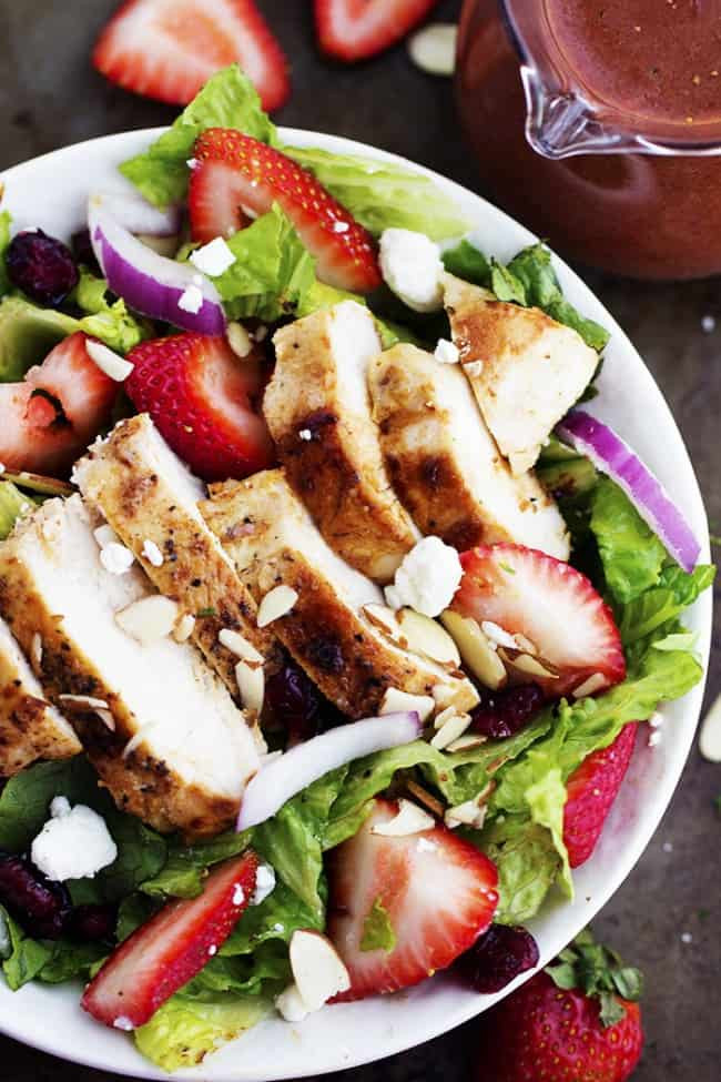 Strawberry Chicken Salad
 Strawberry Chicken Salad with Strawberry Balsamic Dressing