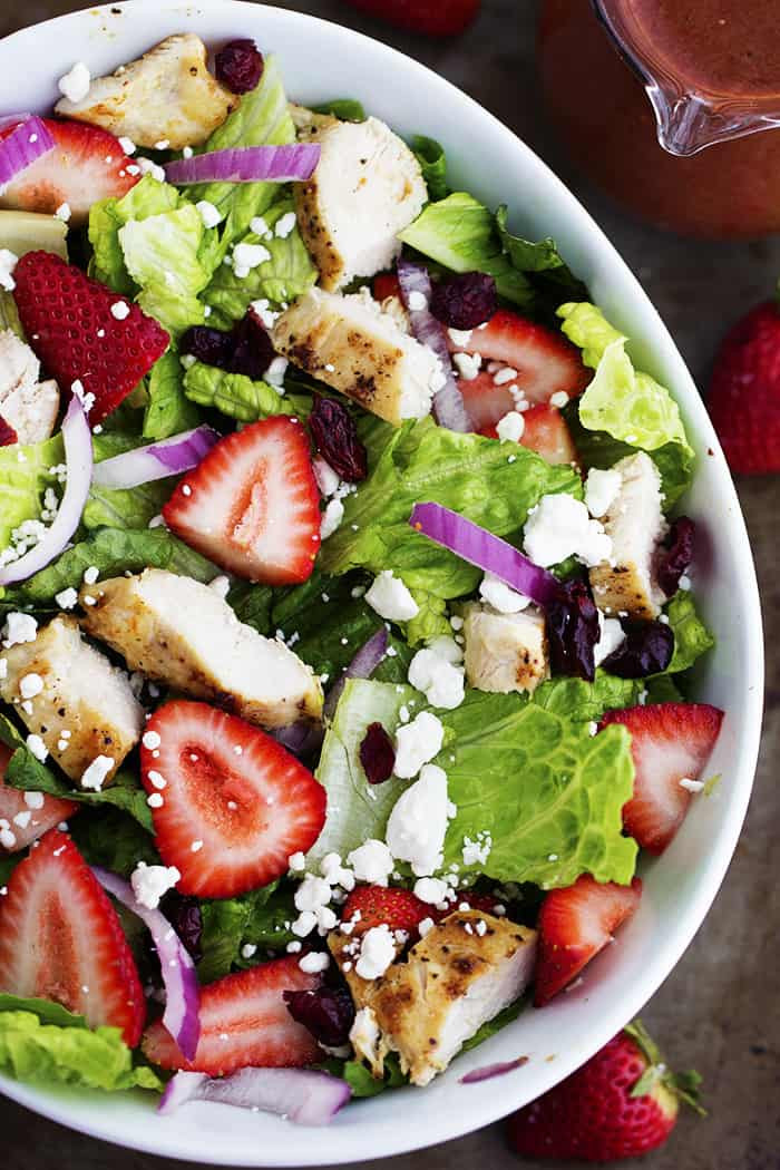 Strawberry Chicken Salad
 Strawberry Chicken Salad with Strawberry Balsamic Dressing
