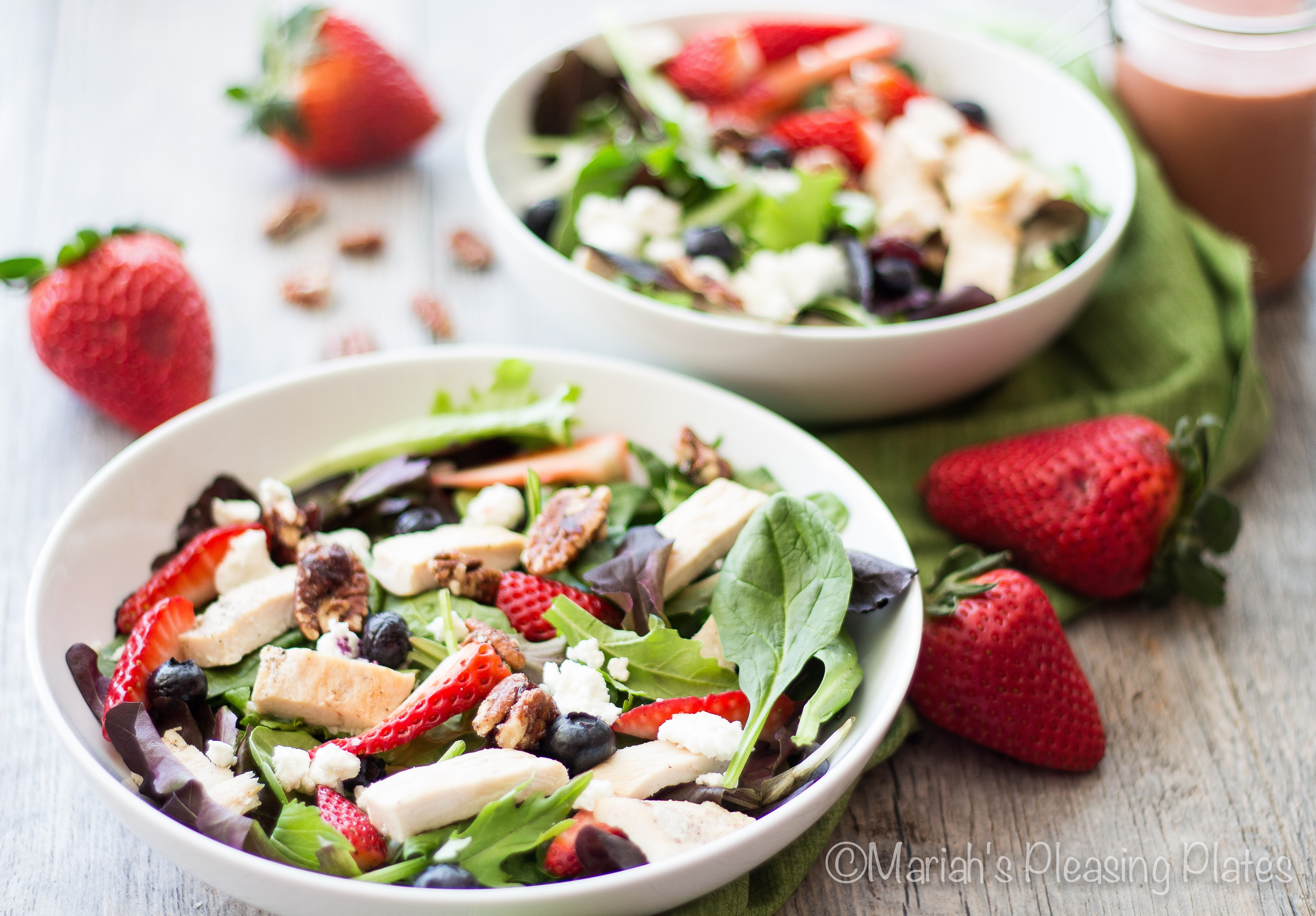 Strawberry Chicken Salad
 Sweet Strawberry Chicken Salad