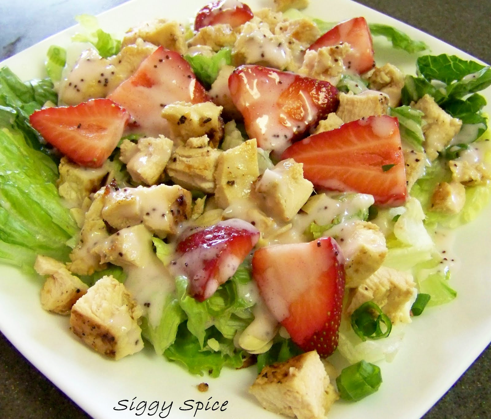 Strawberry Chicken Salad
 Siggy Spice Strawberry Chicken Salad