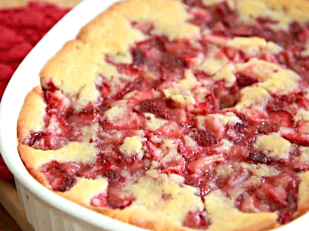 Strawberry Dessert Recipes Easy
 Fresh Strawberry Cobbler Recipe Quick & Easy Dessert