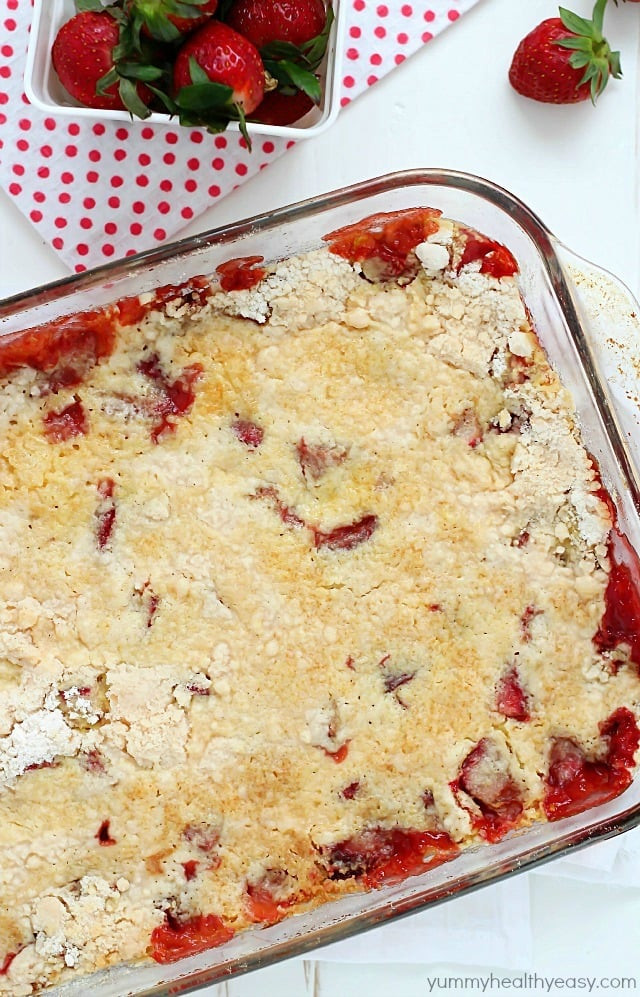 Strawberry Dump Cake
 Strawberry Dump Cake Yummy Healthy Easy