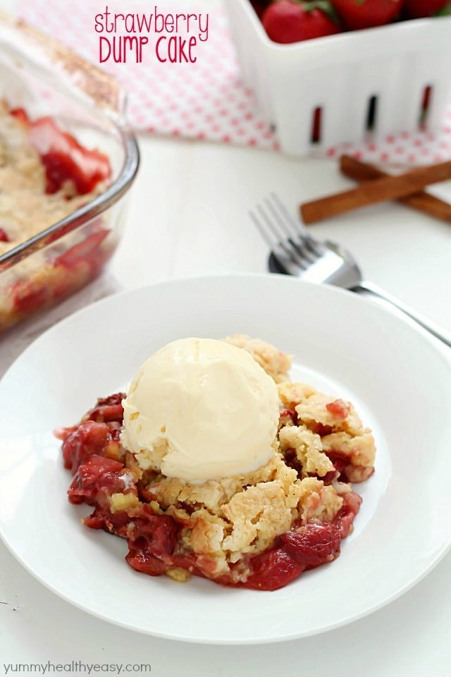 Strawberry Dump Cake
 Strawberry Dump Cake Yummy Healthy Easy