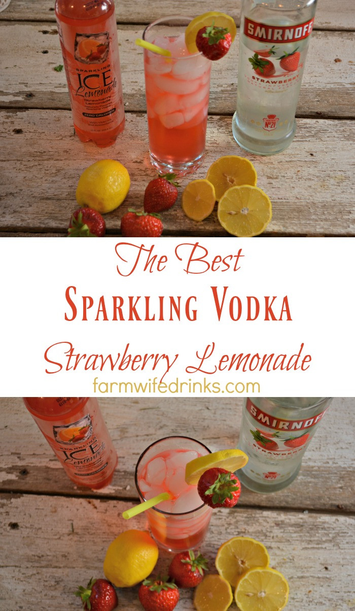 Strawberry Lemonade Vodka Drinks
 The Best Sparkling Vodka Strawberry Lemonade The