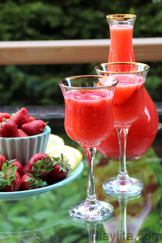 Strawberry Lemonade Vodka Drinks
 Homemade Strawberry Lemonade Laylita s Recipes