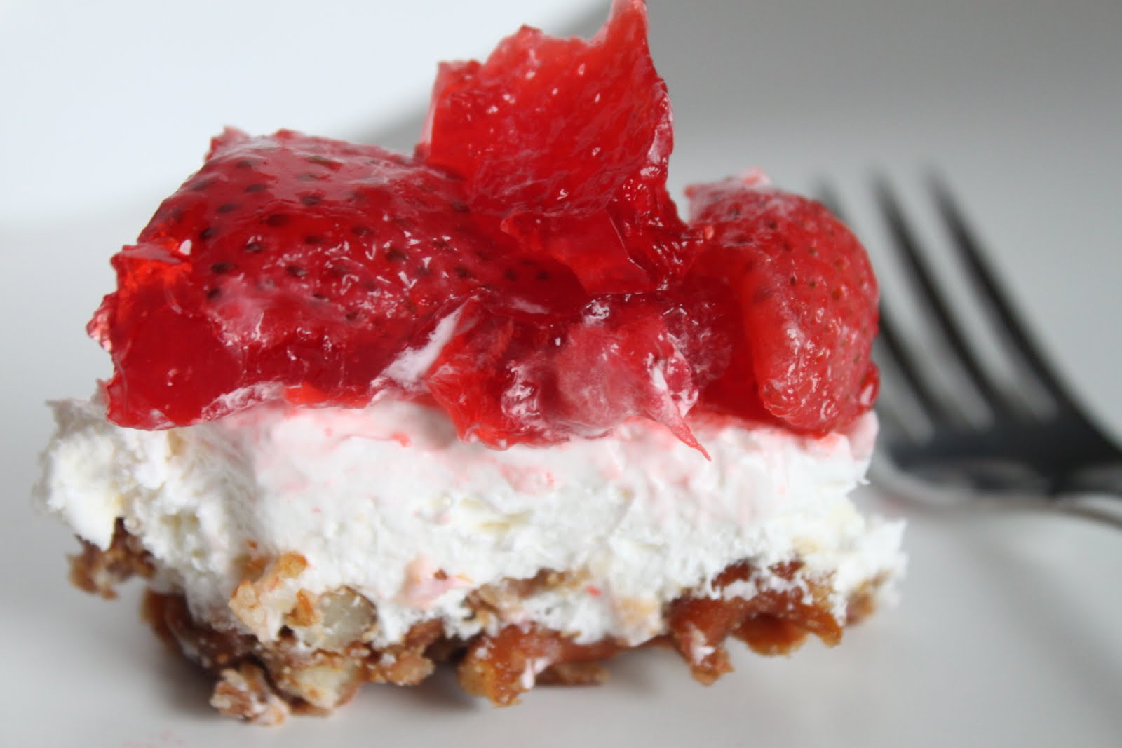 Strawberry Pretzel Dessert Without Jello
 Strawberry Pretzel Dessert