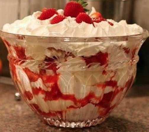 Strawberry Punch Bowl Cake
 Southern Strawberry Punch Bowl Cake Recipe