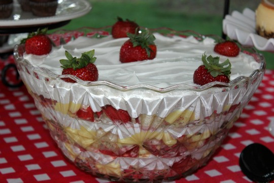 Strawberry Punch Bowl Cake
 Me and My Pink Mixer Strawberry Punchbowl Cake