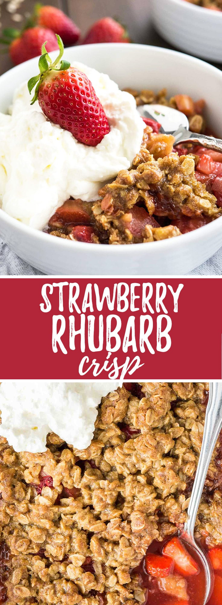 Strawberry Rubarb Dessert
 Easy Strawberry Rhubarb Crisp Recipe Prepped in less than