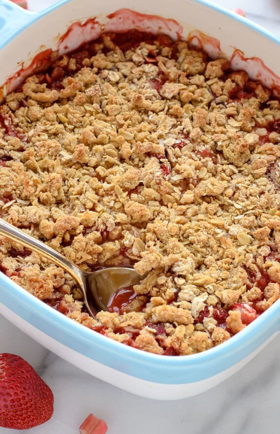 Strawberry Rubarb Dessert
 strawberry rhubarb crisp