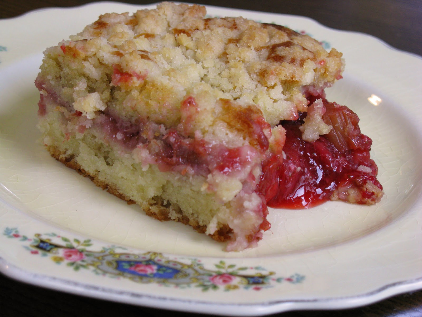 Strawberry Rubarb Dessert
 Food for A Hungry Soul Strawberry Rhubarb Coffee Cake