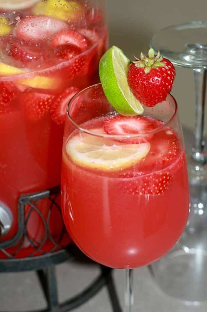 Strawberry Rum Drinks
 Strawberry Limeade Rum Punch Recipe All She Cooks