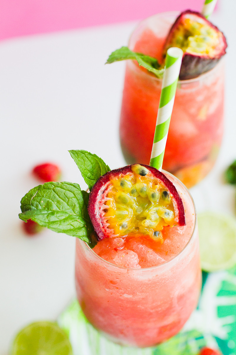 Strawberry Rum Drinks
 PASSIONFRUIT & STRAWBERRY MOJITOS RECIPE THE PERFECT