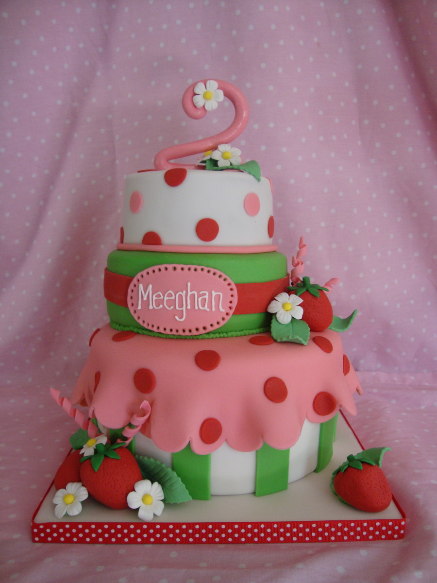 Strawberry Shortcake Birthday Cake
 birthday cake strawberry shortcake Cake Decorating