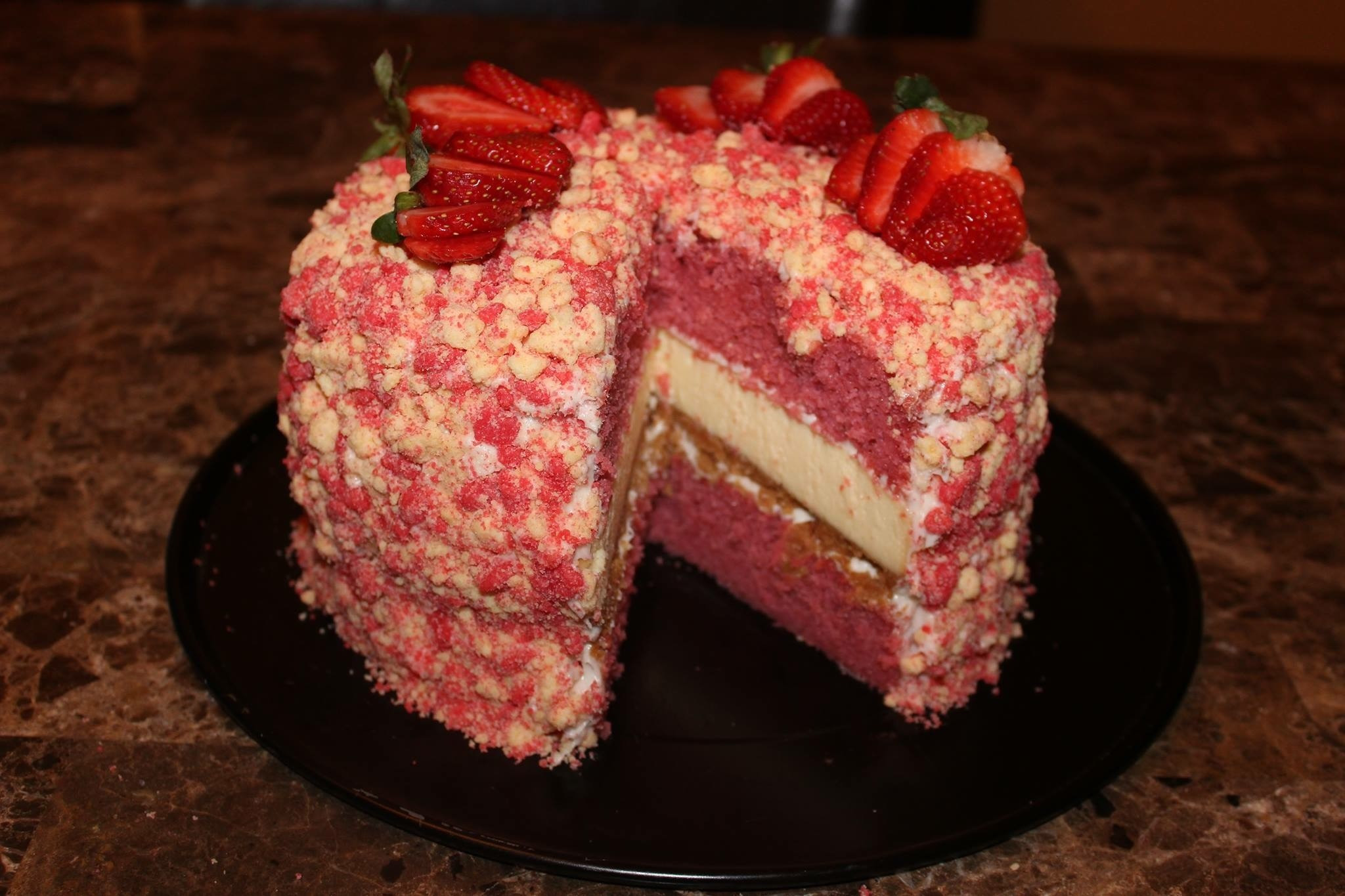 Strawberry Shortcake Cheesecake
 Strawberry Shortcake Cheesecake