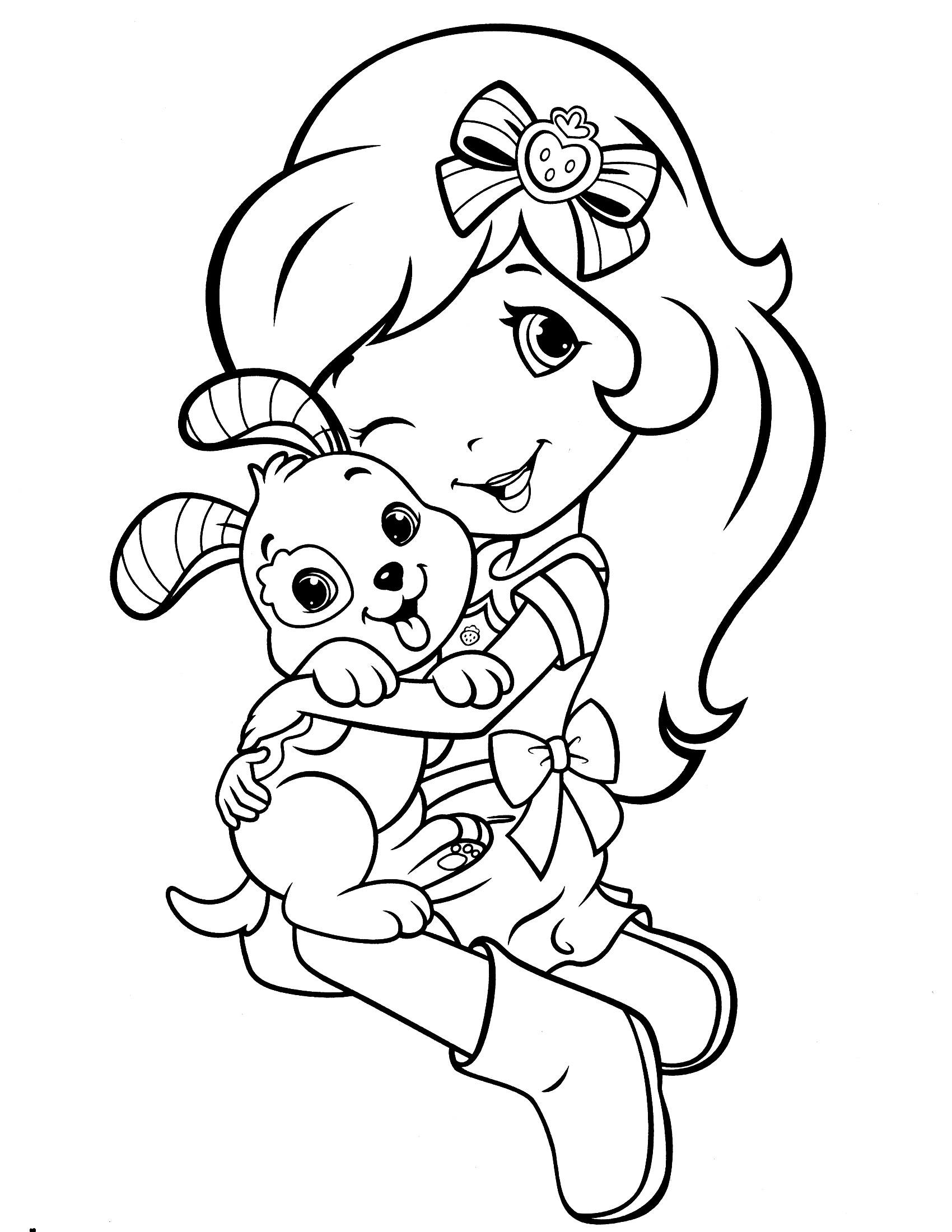 Strawberry Shortcake Coloring Page
 Strawberry Shortcake Coloring Pages Cool coloring pages