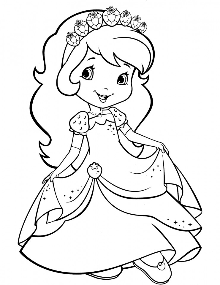 Strawberry Shortcake Coloring Page
 Get This Strawberry Shortcake Coloring Pages for Girls