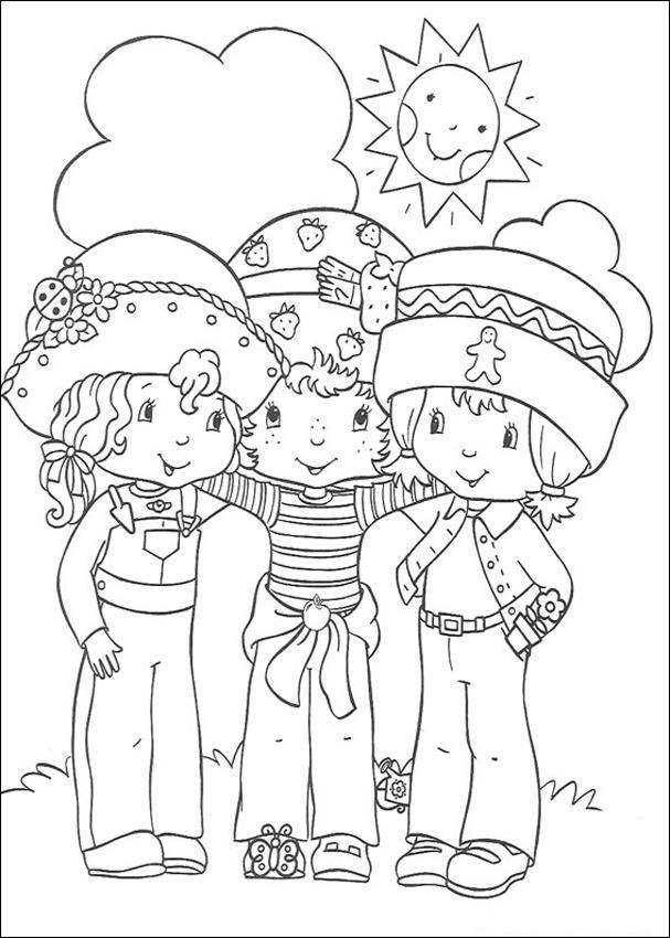 Strawberry Shortcake Coloring Page
 Free Printable Strawberry Shortcake Coloring Pages For Kids