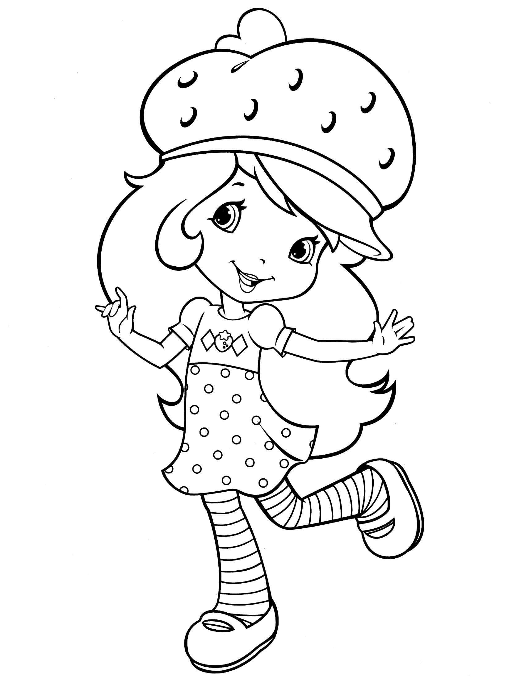 Strawberry Shortcake Coloring Page
 Strawberry Shortcake 43 Coloringcolor