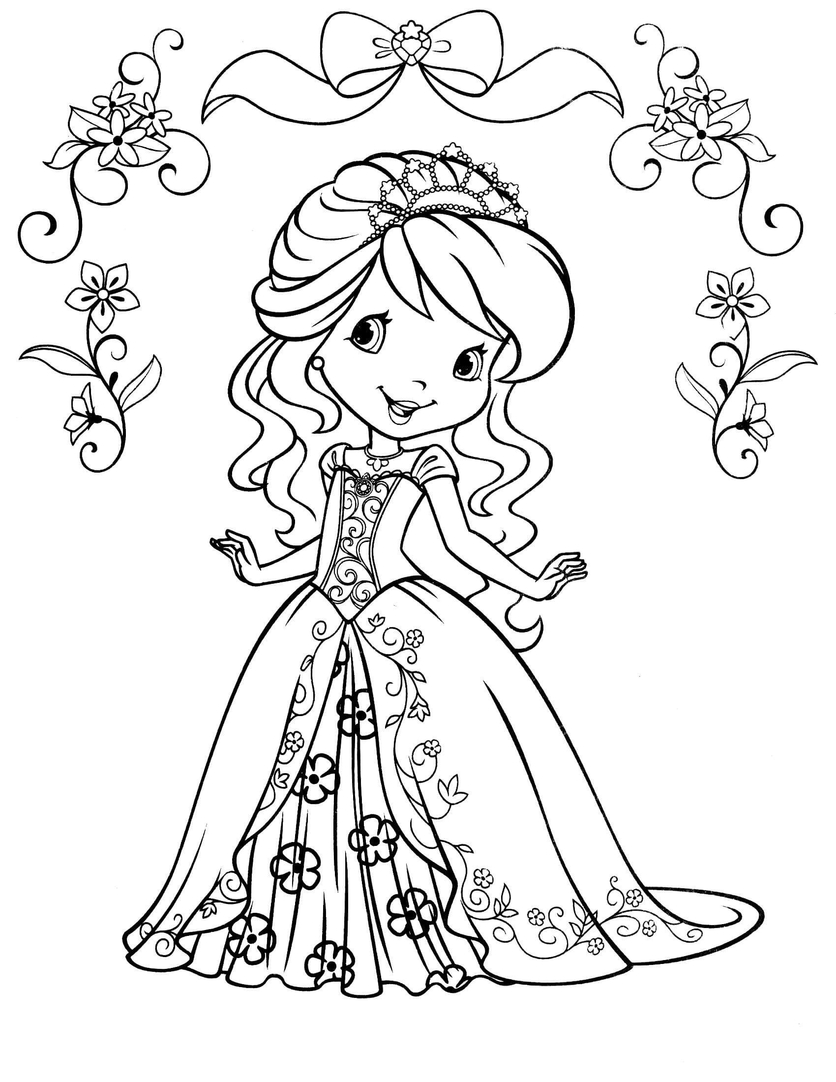 Strawberry Shortcake Coloring Page
 Strawberry Shortcake 59 Coloringcolor