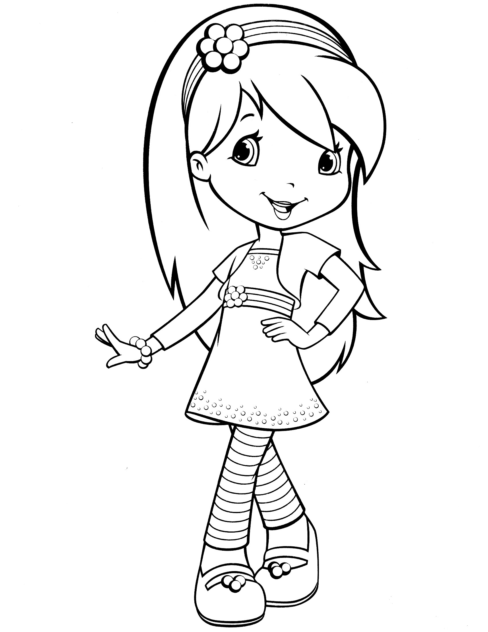 Strawberry Shortcake Coloring Page
 Strawberry Shortcake Coloring Pages Bestofcoloring