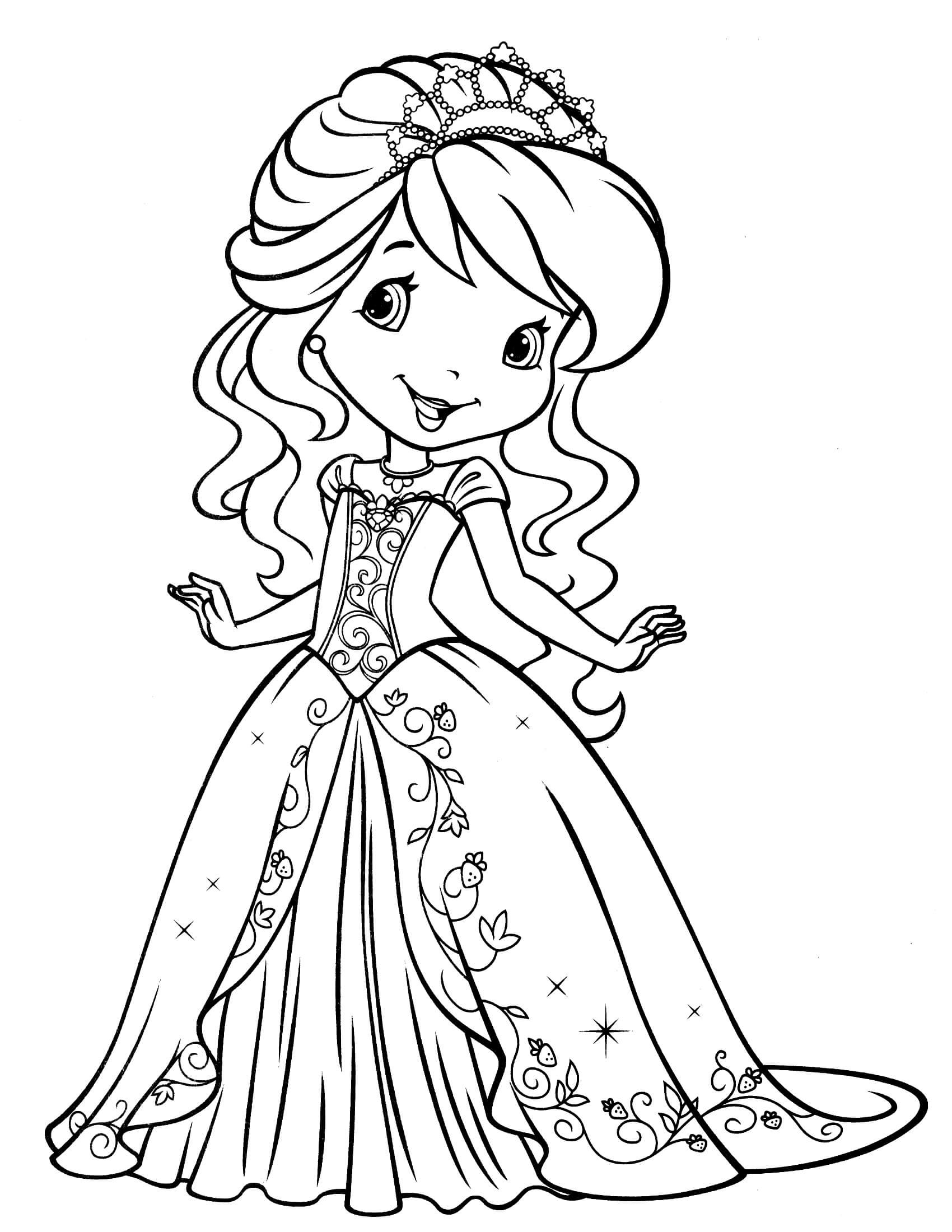 Strawberry Shortcake Coloring Page
 Strawberry Shortcake 12 Coloringcolor