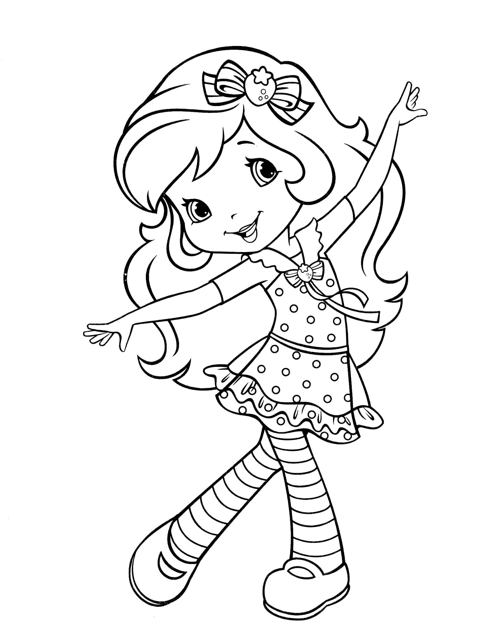 Strawberry Shortcake Coloring Page
 Strawberry Shortcake 34 Coloringcolor