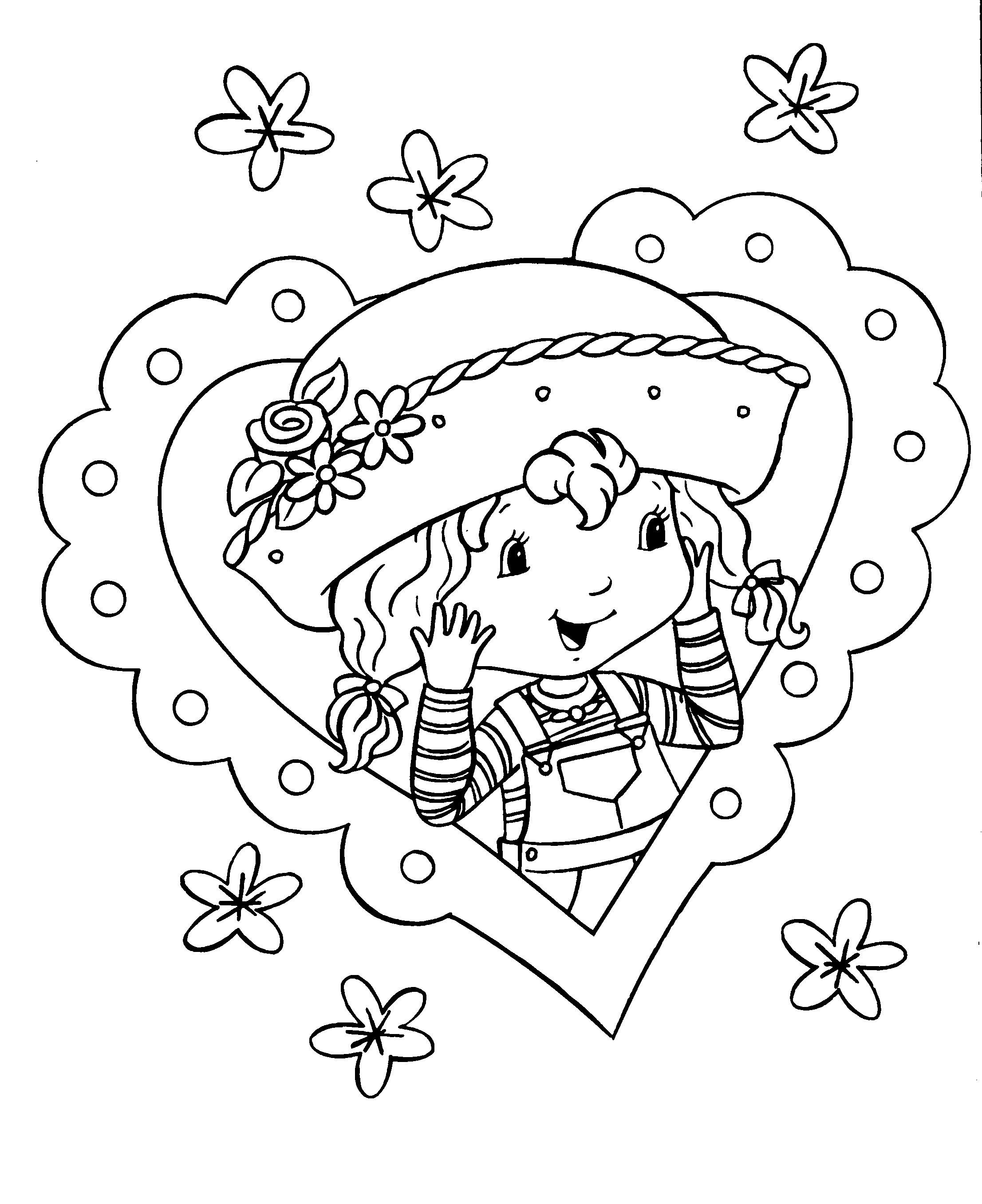 Strawberry Shortcake Coloring Pages
 Free Printable Strawberry Shortcake Coloring Pages For Kids