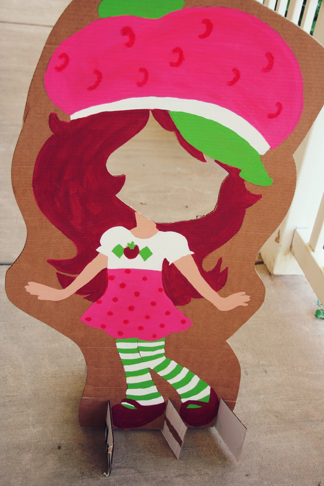 Strawberry Shortcake Girl
 grey luster girl Strawberry Shortcake Cardboard Cutouts