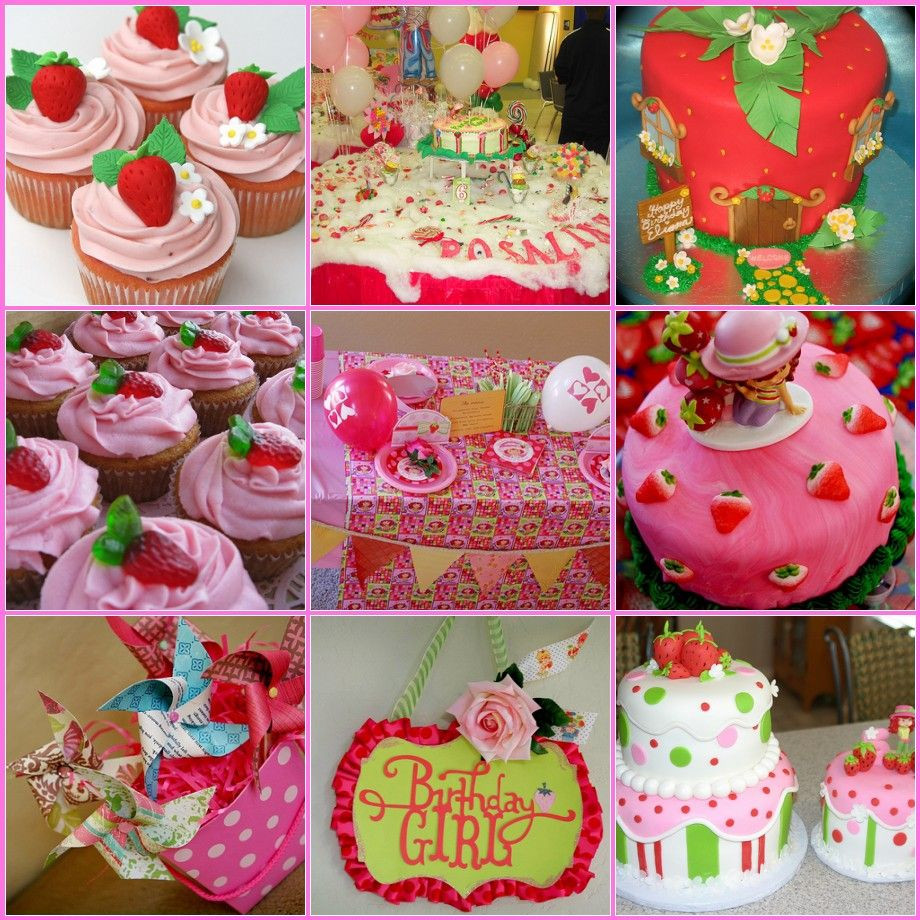 Strawberry Shortcake Girl
 strawberry shortcake birthday party ideas for girls