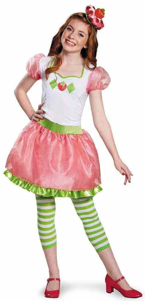 Strawberry Shortcake Haloween Costume
 Strawberry Shortcake Tween Retro Cartoon Fancy Dress