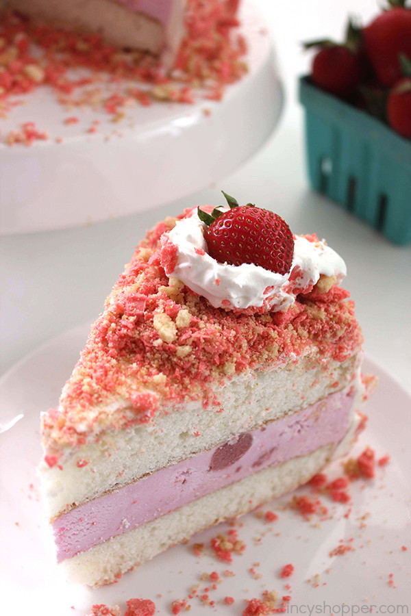 Strawberry Shortcake Ice Cream Cake Recipes
 Strawberry Crunch Bar Ice Cream Cake CincyShopper