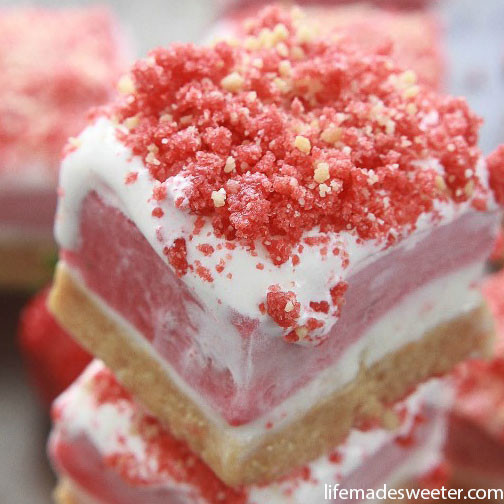 Strawberry Shortcake Ice Cream Cake Recipes
 Strawberry Shortcake Ice Cream Bars Recipe RecipeChart