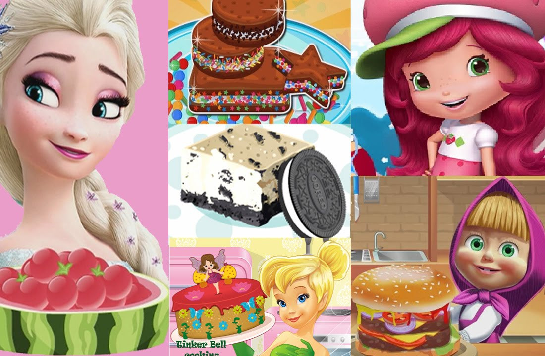 Strawberry Shot Cake Cooking Games
 Masha Strawberry Shortcake Hello Kitty Elsa Tinkerbell