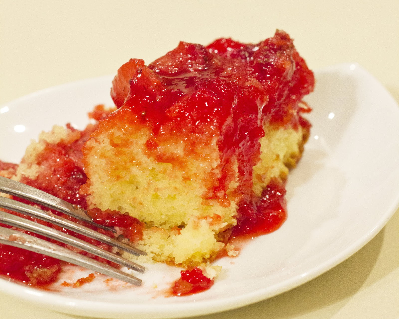 Strawberry Upside Down Cake
 ButchInTheKitchen Strawberry Upside Down Cake