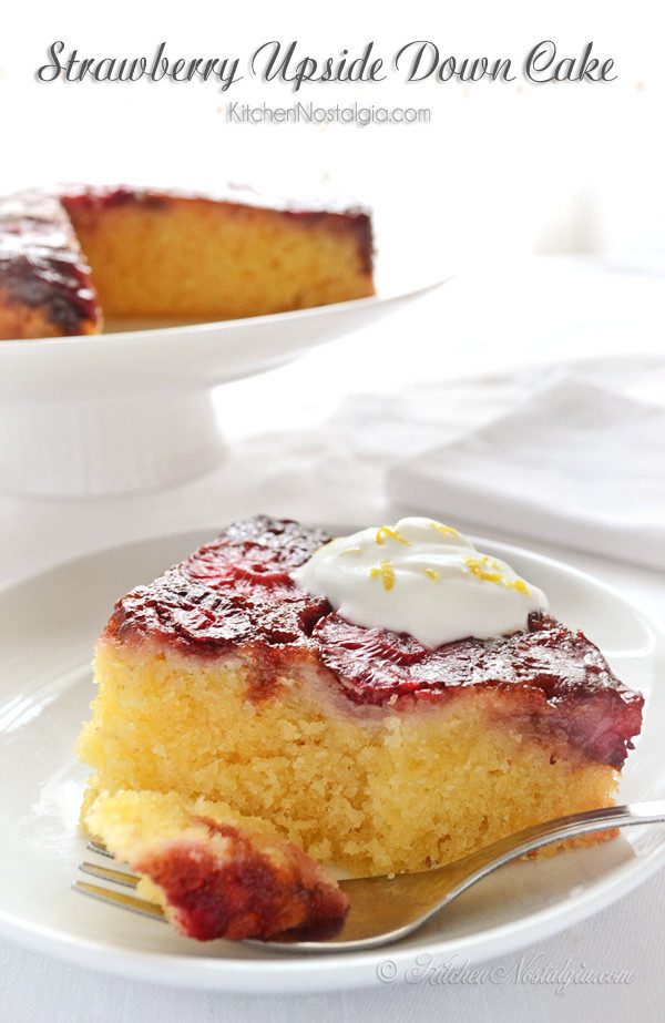 Strawberry Upside Down Cake
 Strawberry Upside Down Cake