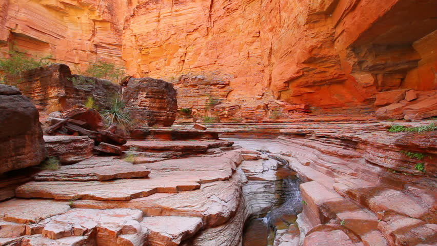 Stream In The Dessert
 Beautiful Desert Stream In The Grand Canyon Stock Footage